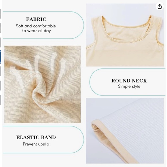 LODAY Women Transgender Tomboy FTM Elastic Chest Binder Bra Pullover Tank Top S - Picture 2 of 5